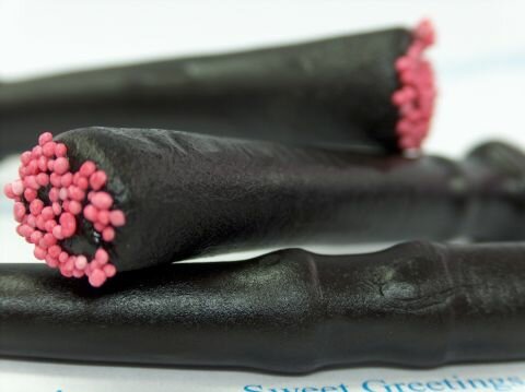 what a classic sweet - liquorice pipes